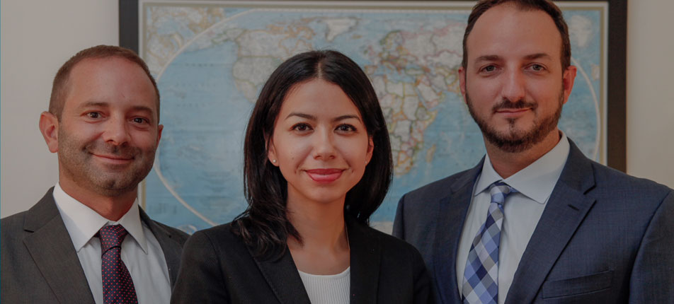 Three members of the Celano & Asociados team